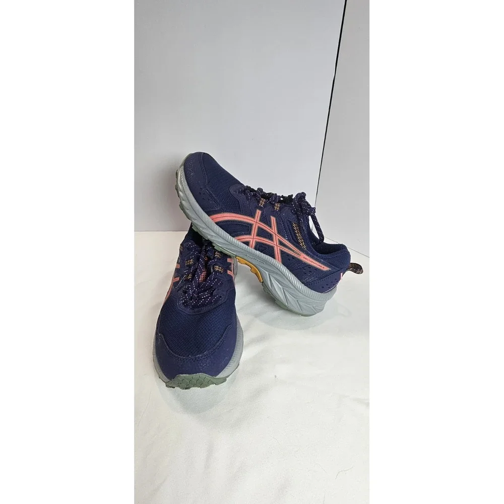 ASICS Gel-Venture 9 Women's sz 8 Trail Running Shoes Wide 1012B314 Indigo Blue‎